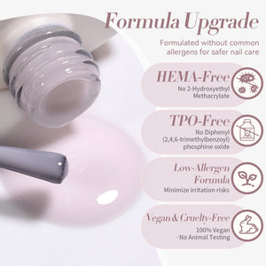 Jelly Gel Polish TS17 Blush Pop 15ml HEMA/TPO FREE Gel Nail Polish BORN PRETTY