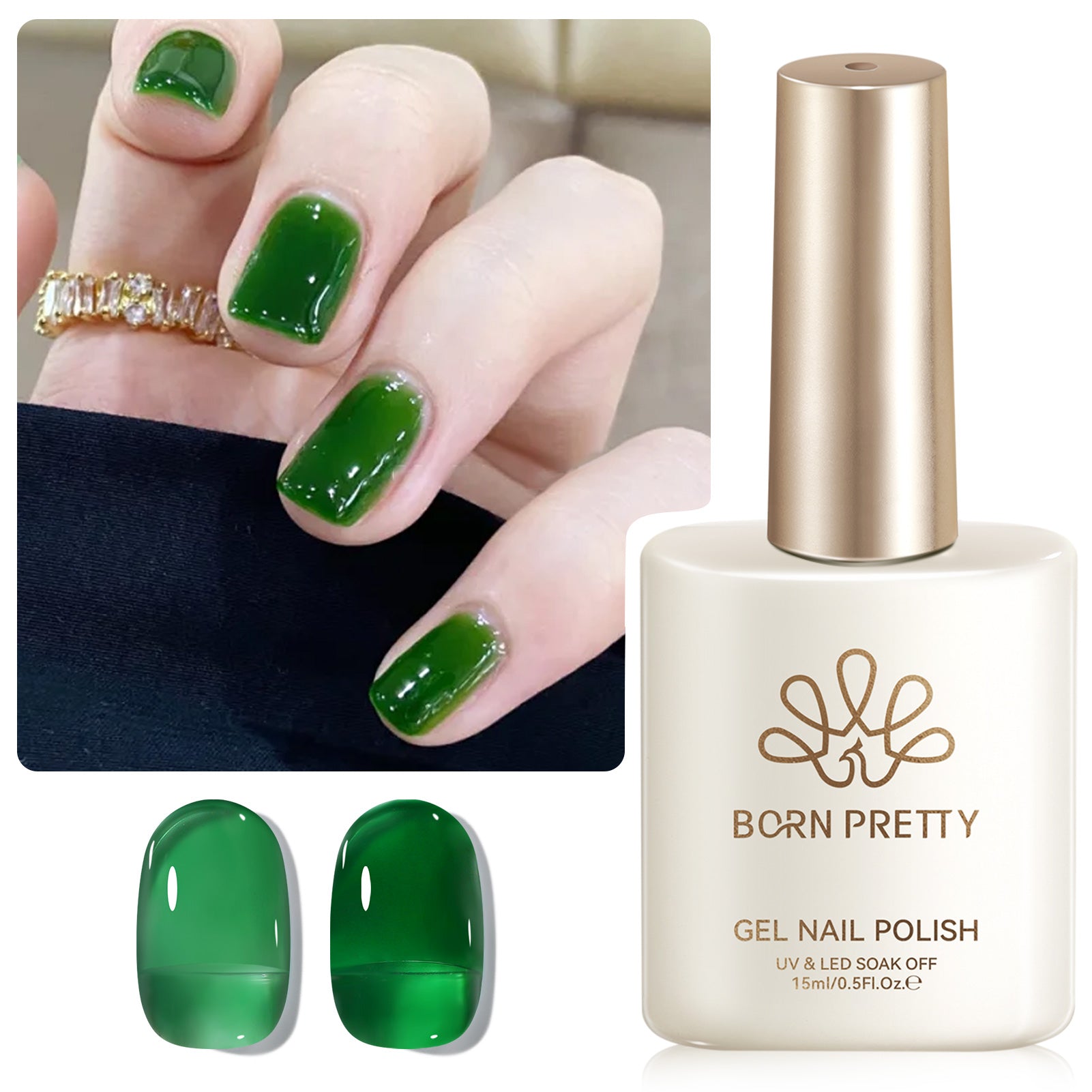 Jelly Gel Polish TS21 Soft Moss 15ml HEMA/TPO FREE