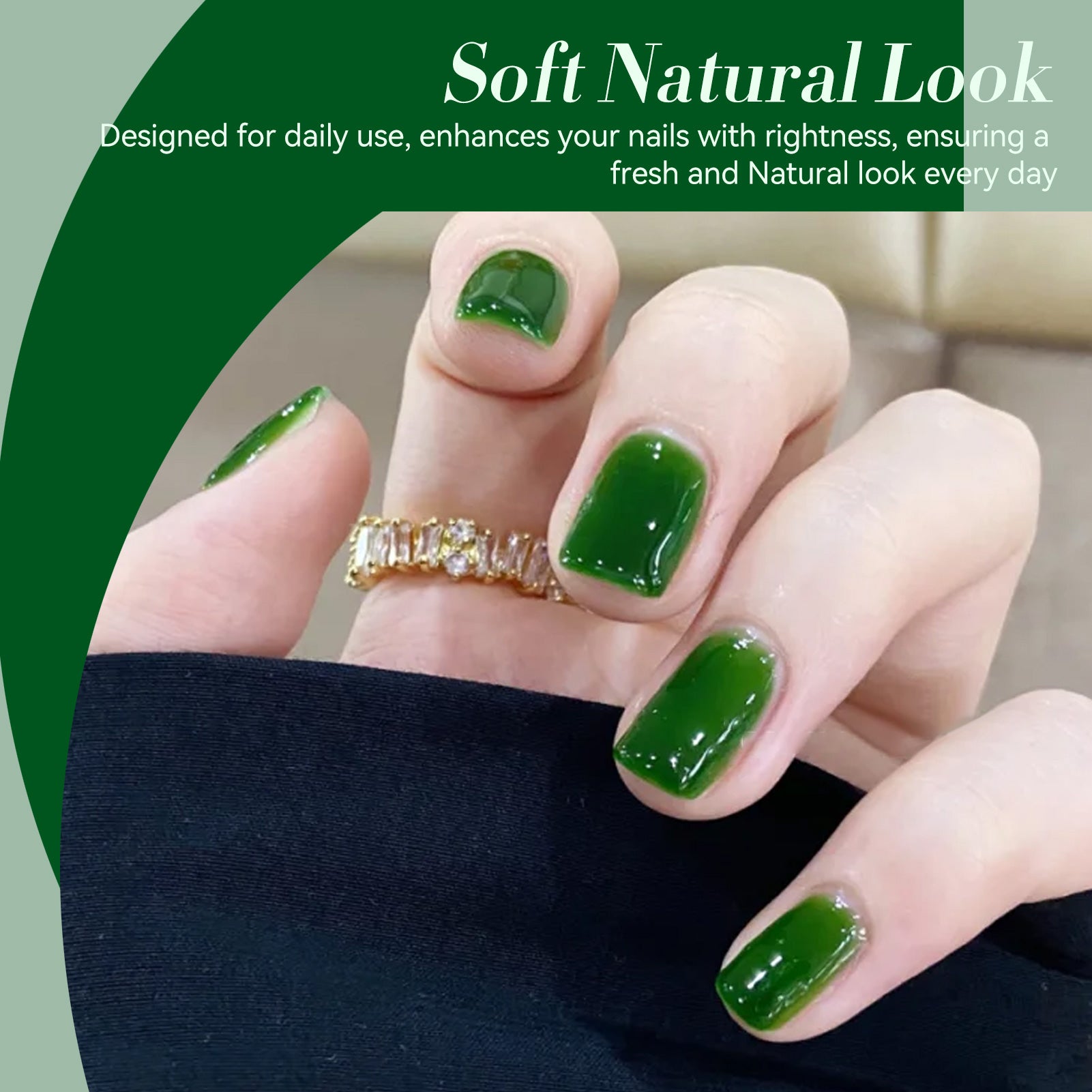 Jelly Gel Polish TS21 Soft Moss 15ml HEMA/TPO FREE