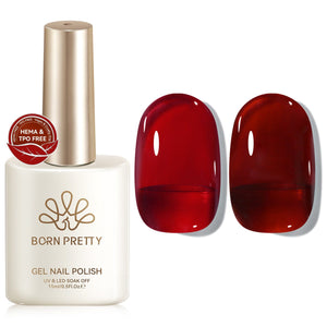 Jelly Gel Polish 15ml HEMA/TPO FREE Gel Nail Polish BORN PRETTY TS23