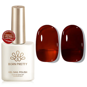 Jelly Gel Polish 15ml HEMA/TPO FREE Gel Nail Polish BORN PRETTY TS24