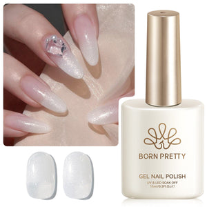 Jelly Gel Polish TS05 Moonlight Milk 15ml HEMA/TPO FREE Gel Nail Polish BORN PRETTY