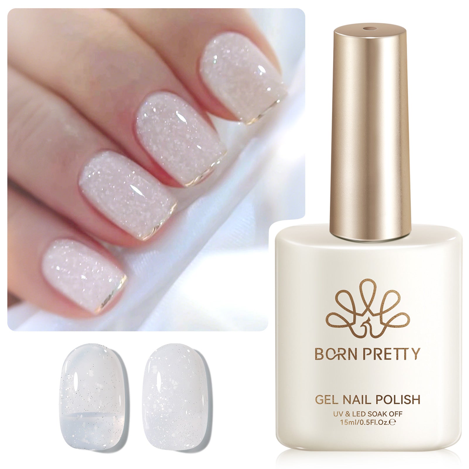 Jelly Gel Polish TS06 Lumina Frost 15ml HEMA/TPO FREE