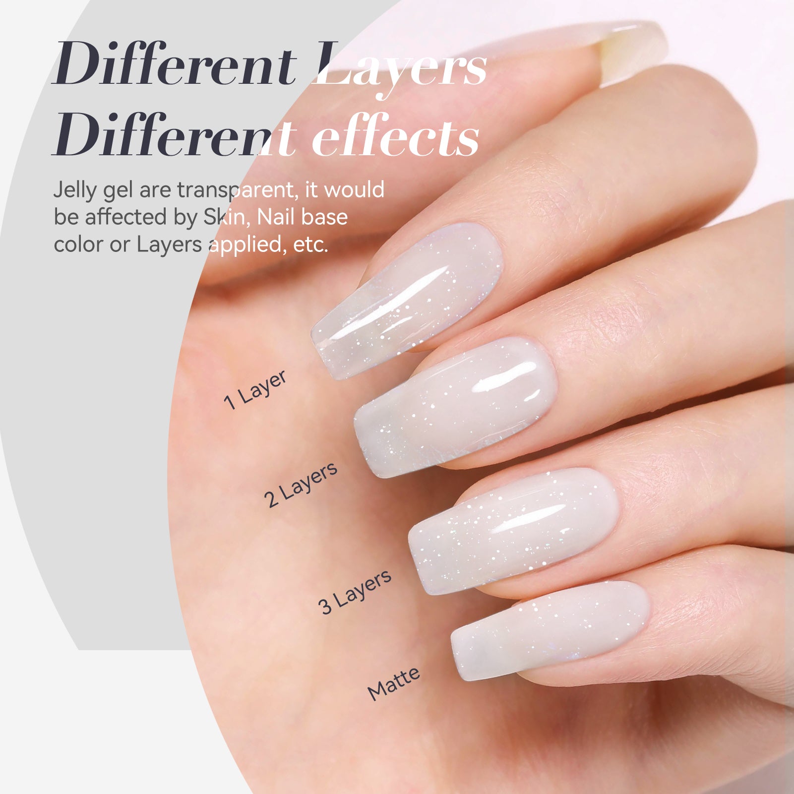 Jelly Gel Polish TS06 Lumina Frost 15ml HEMA/TPO FREE