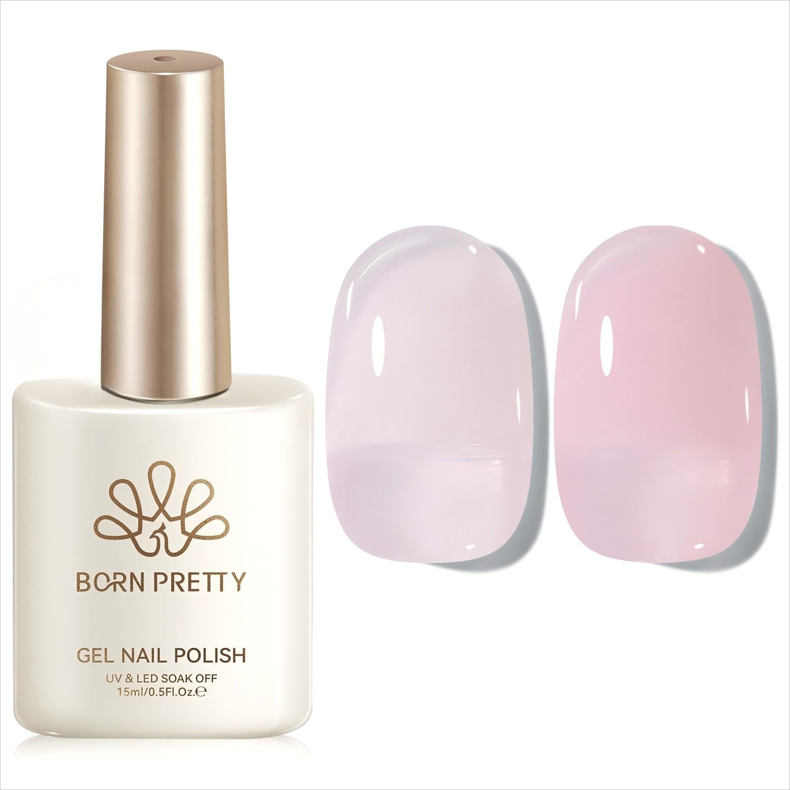 Jelly Gel Polish TS16 Blush Cream 15ml Gel Nail Polish BORN PRETTY