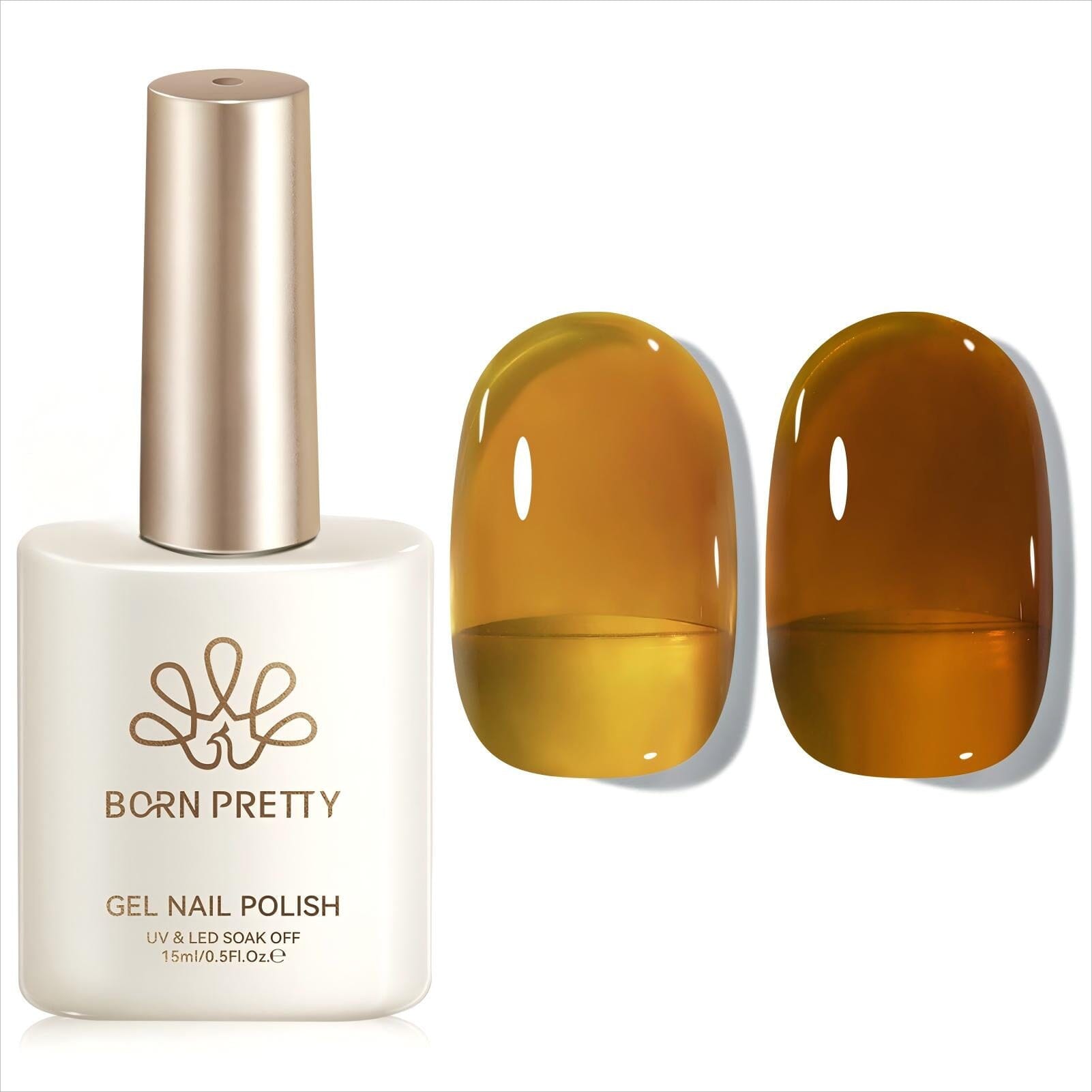 Jelly Gel Polish TS22 Caramel Mist 15ml Gel Nail Polish BORN PRETTY