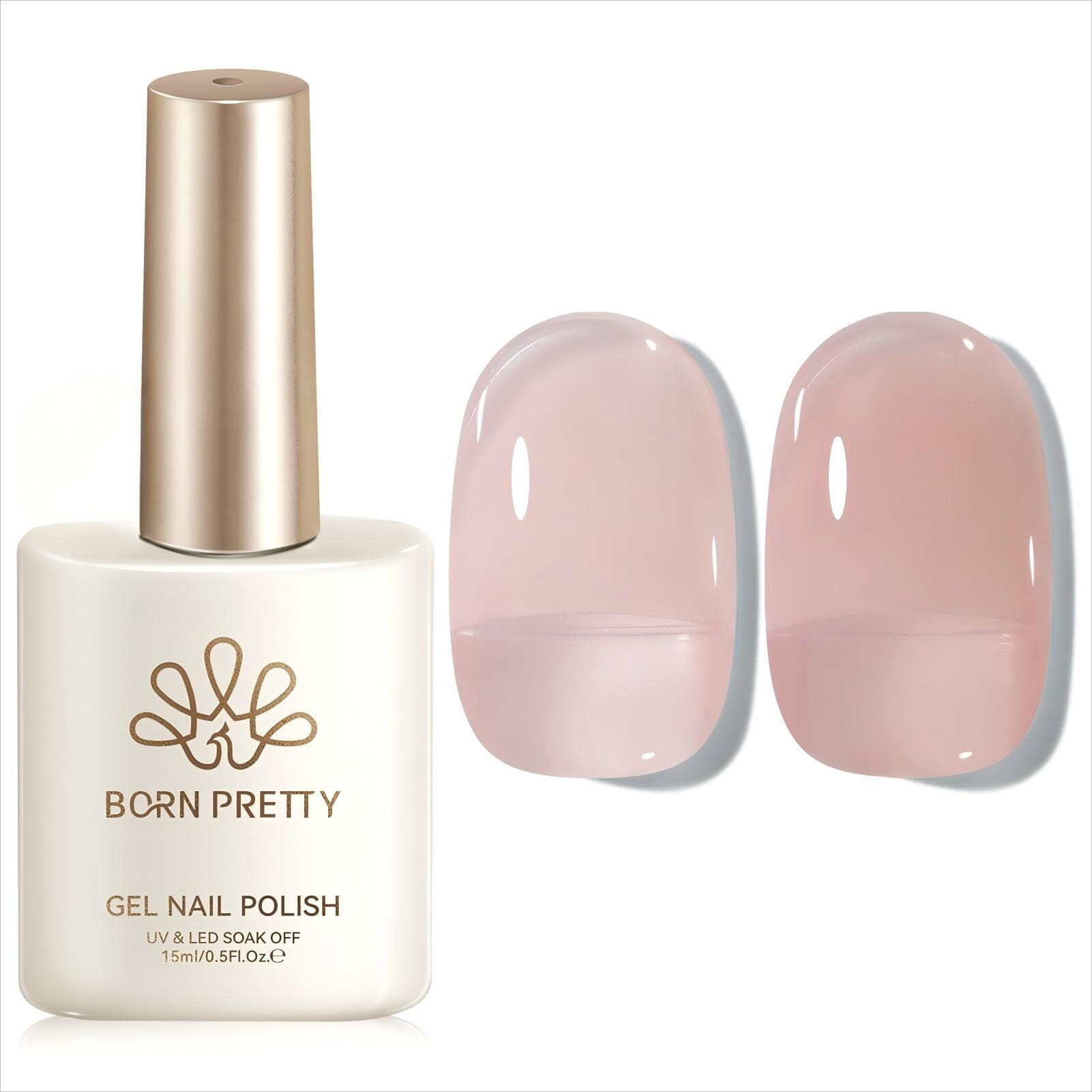 Jelly Gel Polish TS09 Muted Blush 15ml Gel Nail Polish BORN PRETTY