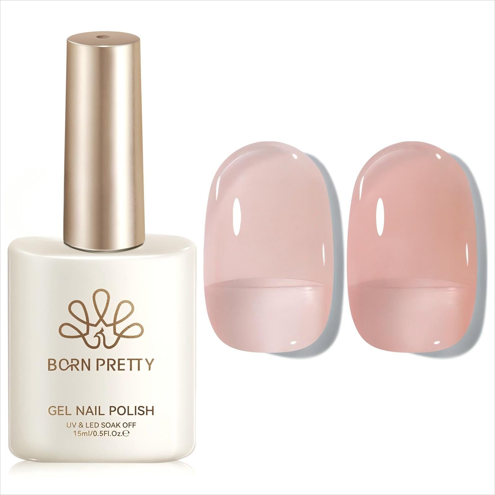 Jelly Gel Polish TS12 Sweet Rose 15ml Gel Nail Polish BORN PRETTY