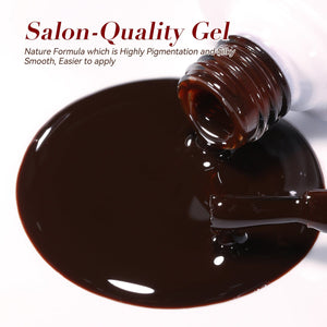 6 Colors Jelly Gel J23 Shadow Glass 7ml Gel Nail Polish BORN PRETTY