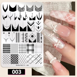 Wide Size Stamping Plate Nail Stamping BORN PRETTY 003