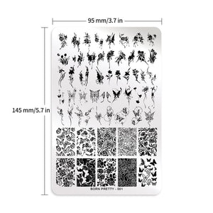 Wide Size Stamping Plate Nail Stamping BORN PRETTY