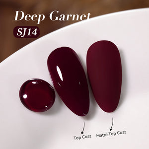 Farb-Nagelgel SJ14 Tiefes Granatrot 15ml
