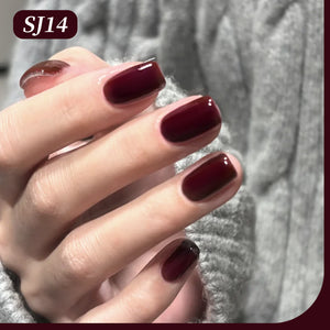 Farb-Nagelgel SJ14 Tiefes Granatrot 15ml