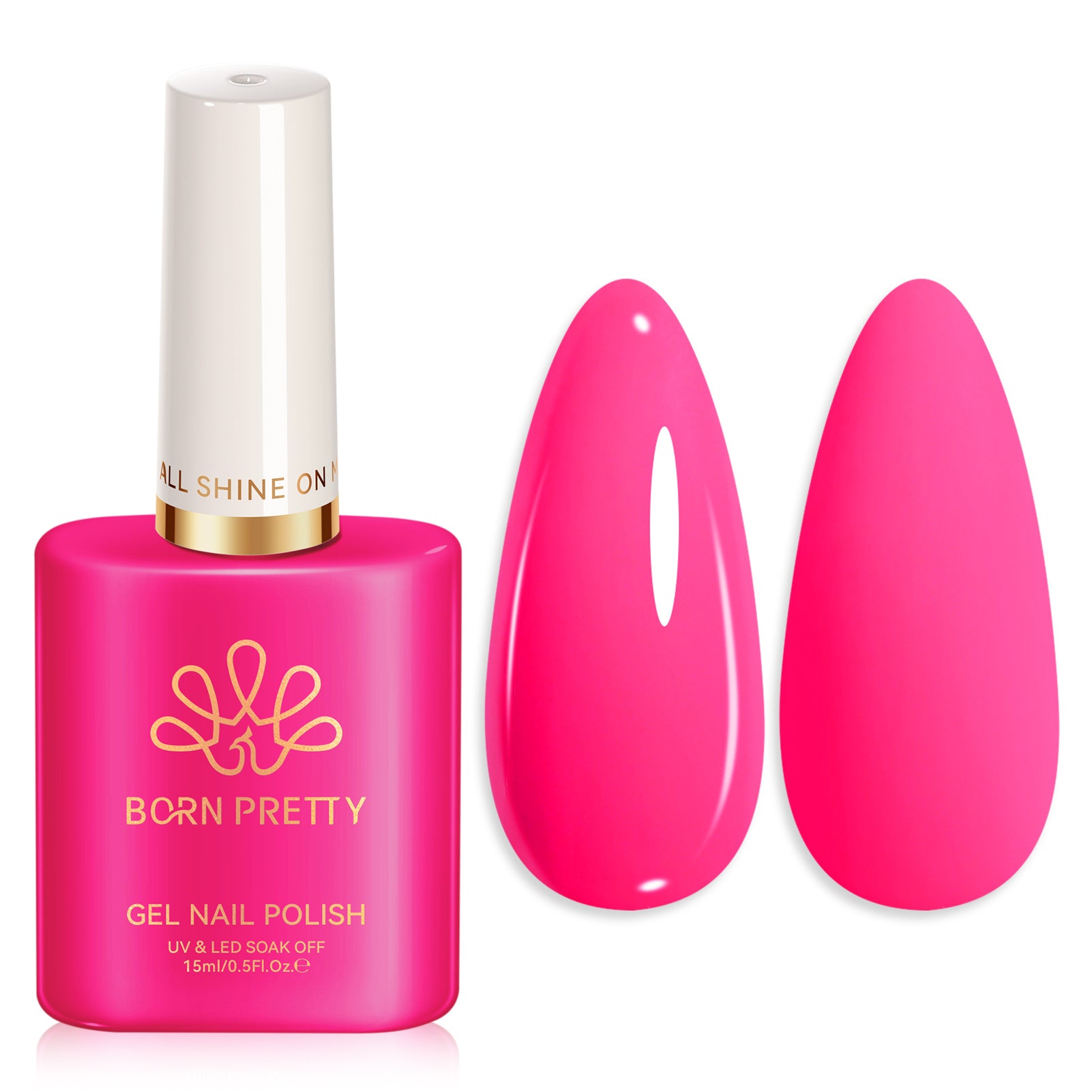 Color Nail Gel SJ19 Neon Rose 15ml