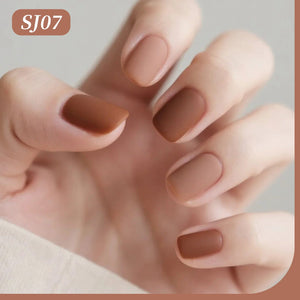 Color Nail Gel SJ07 Caramel Latte 15ml HEMA/TPO FREE Gel Nail Polish BORN PRETTY