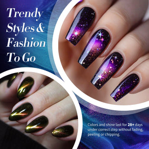 6 Colors Cat Magnetic Nail Polish Galactic Eye 6ml Nail Polish BORN PRETTY