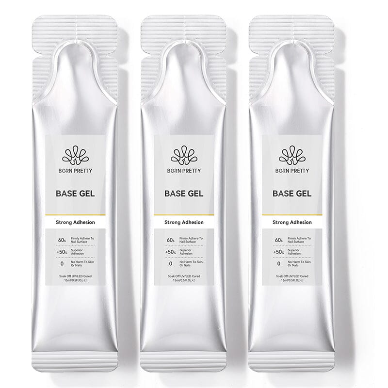 Base Gel 15ml (Bag) Base & Top Coat BORN PRETTY 3 pcs