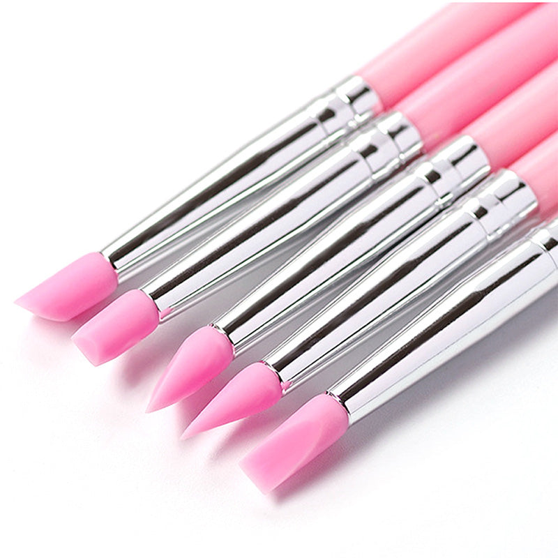 5pcs Silicon Pressing Pen Set