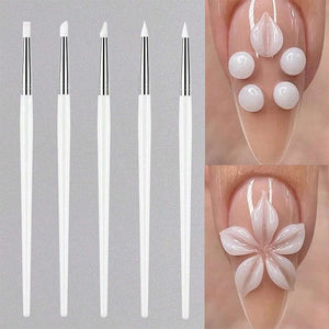 5pcs Silicon Pressing Pen Set Tools & Accessories No Brand