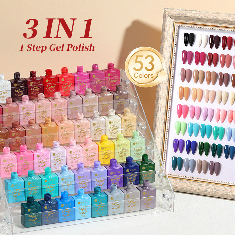 53 Colors 1 Step Gel Polish 15ml