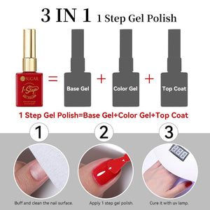 1 Step Gel Polish ST09 15ml Gel Nail Polish UR SUGAR