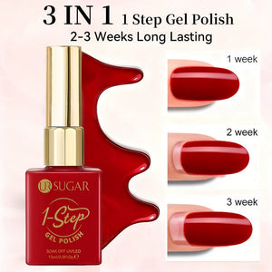 6 Colors 1 Step Gel Polish Set #04 15ml Gel Nail Polish UR SUGAR