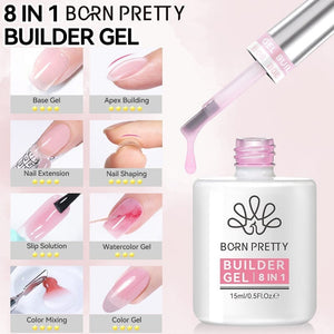 8 in 1 Builder Gel B08 15ml Gel Nail Polish BORN PRETTY