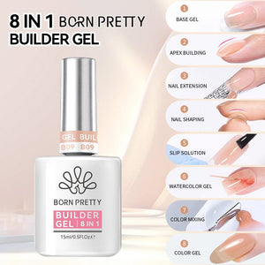 8 in 1 Builder Gel B09 15ml Gel Nail Polish BORN PRETTY