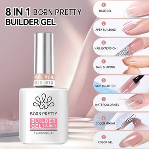 8 in 1 Builder Gel B10 15ml Gel Nail Polish BORN PRETTY