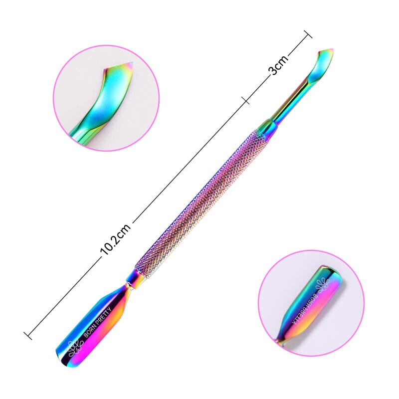 Colorful Stainless Steel Cuticle Pusher Tools & Accessories No Brand