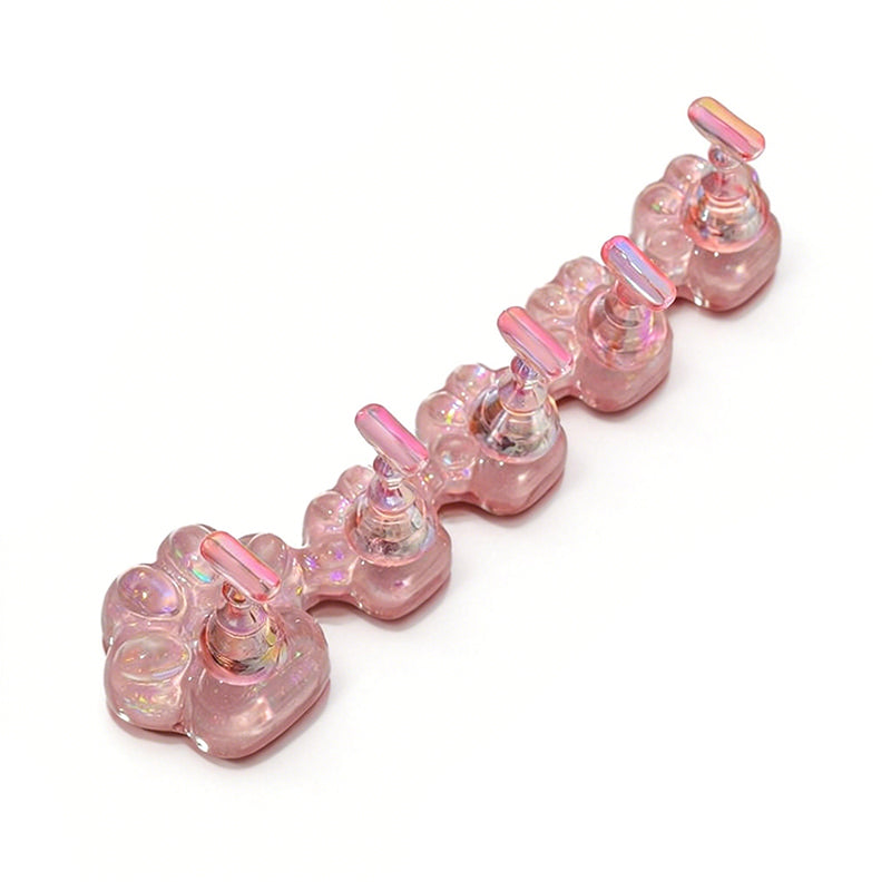 Pink Cat Claw Nail Stand