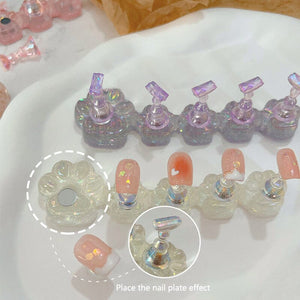 White Cat Claw Nail Stand Tools & Accessories No Brand