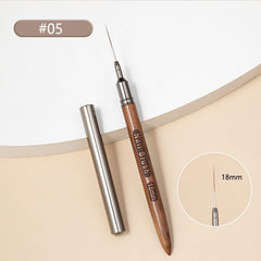 Wooden Handle Nail Liner Brush Tools & Accessories No Brand 05