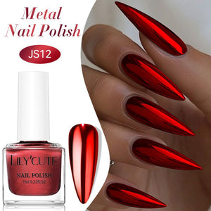 Metal Nail Polish JS12 7ml Nail Polish LILYCUTE