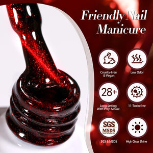 6 Colors Cat Magnetic Gel M30 Good Luck 7ml Gel Nail Polish BORN PRETTY