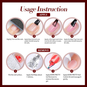 6 Colors Cat Magnetic Gel M30 Good Luck 7ml Gel Nail Polish BORN PRETTY