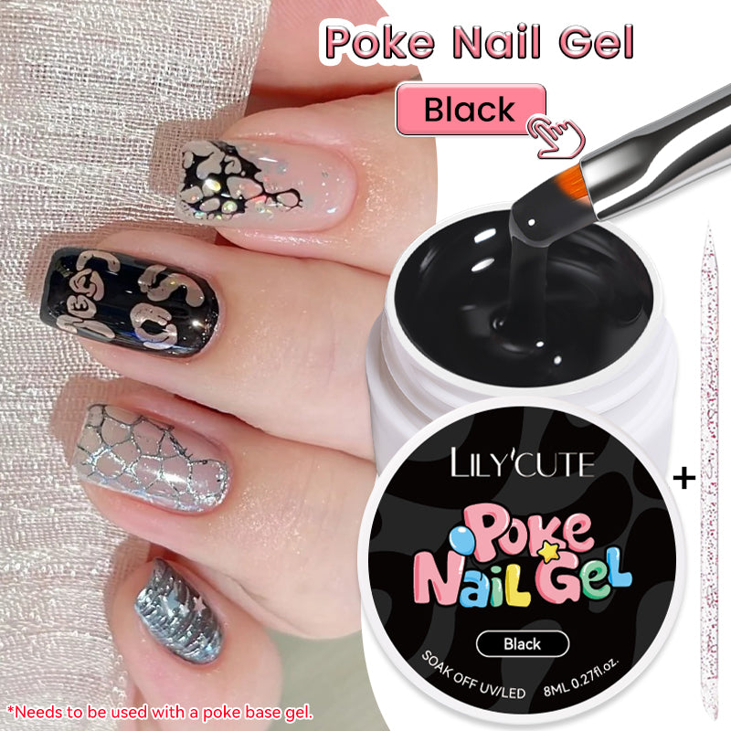 Poke Nail Gel Black 8ml