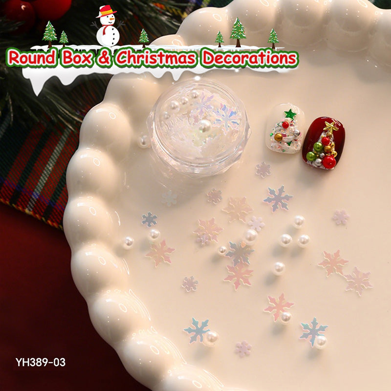 1 Box Christmas Nail Decorations YH389-03