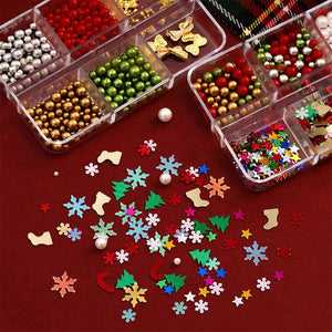 1 Box Christmas Nail Decorations YH389-04 Nail Art No Brand
