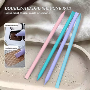Pink Double-headed Silicone Rod Tools & Accessories No Brand