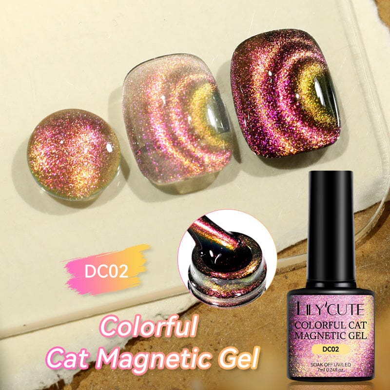Colorful Cat Magnetic Gel DC02 7ml Gel Nail Polish LILYCUTE