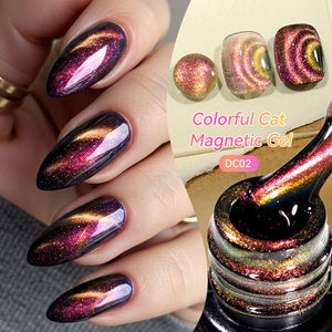 Colorful Cat Magnetic Gel DC02 7ml Gel Nail Polish LILYCUTE