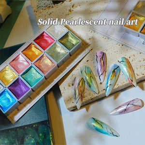 60 Colors Pearl Watercolor Pigment Nail Art No Brand
