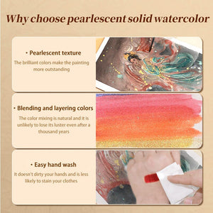 60 Colors Pearl Watercolor Pigment Nail Art No Brand