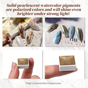 60 Colors Pearl Watercolor Pigment Nail Art No Brand