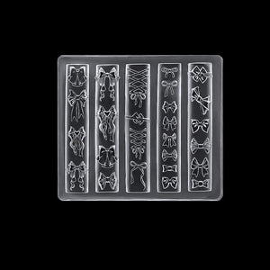 3D Silicone Nail Mold Bowknot #01 Tools & Accessories No Brand