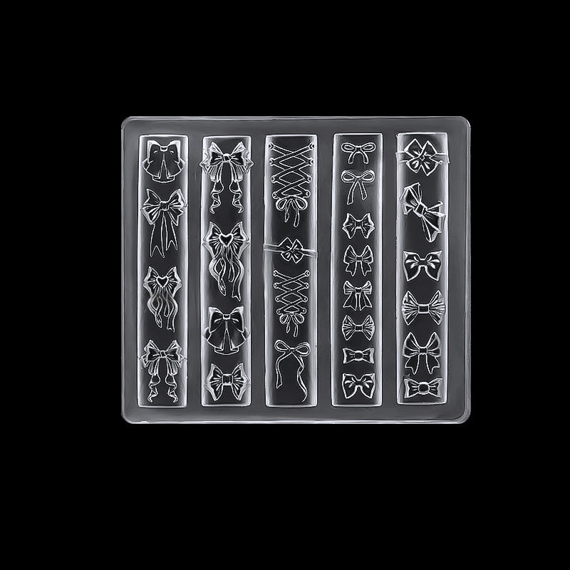 3D Silicone Nail Mold Bowknot #01