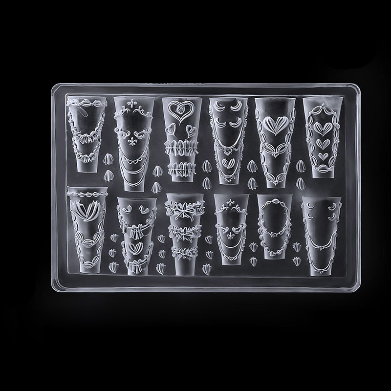 3D Silicone Nail Mold Bowknot #02