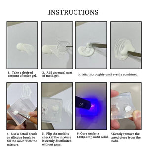 3D Silicone Nail Mold Bowknot #03 Tools & Accessories No Brand