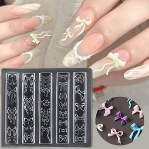 3D Silicone Nail Mold Bowknot #01 Tools & Accessories No Brand